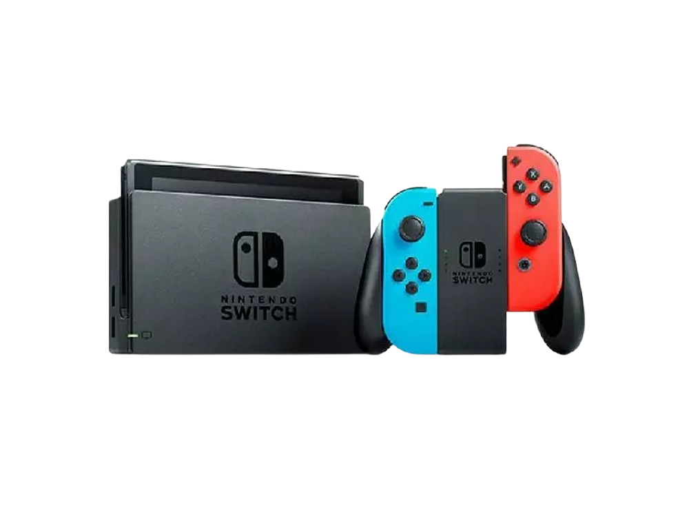 Nintendo Switch Consola color azul neónrojo modelo 2021 2019 6.2 joycon y v2 neon mayor autonomía 32 gb 4310 mah new 158