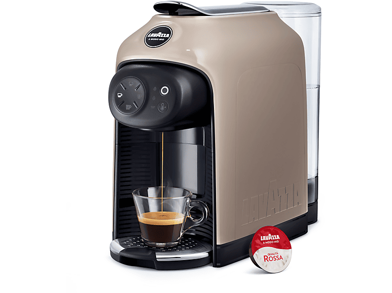 MACCHINA CAFFÈ CAPSULE LAVAZZA LM IDOLA GREIGE COFFEE, Compatibile con Capsule Lavazza A Modo Mio, Pressione pompa 15 bar, Potenza 1500 W, Serbatoio acqua 1,1 l, Disattivazione automatica, COFFE
