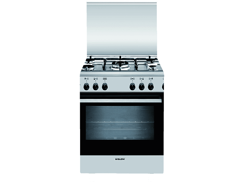 Glem Cucina A855Gi, Piano cottura a gas, zone 5, classe A