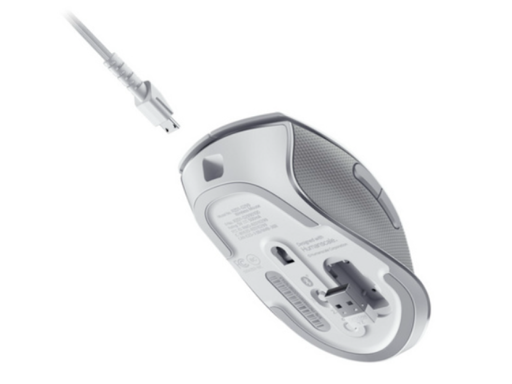 Ratón inalámbrico - Razer Pro Click (RZ01-02990100-R3M1), 16000 DPI, USB-A, Bluetooth, Blanco