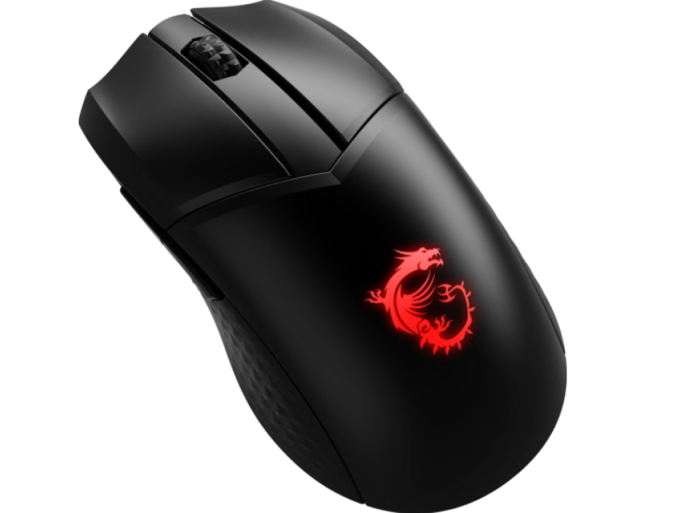 Ratón gaming - MSI Clutch GM41 Lightweight, Wireless, 20000 DPI, Luz RGB, USB, Negro