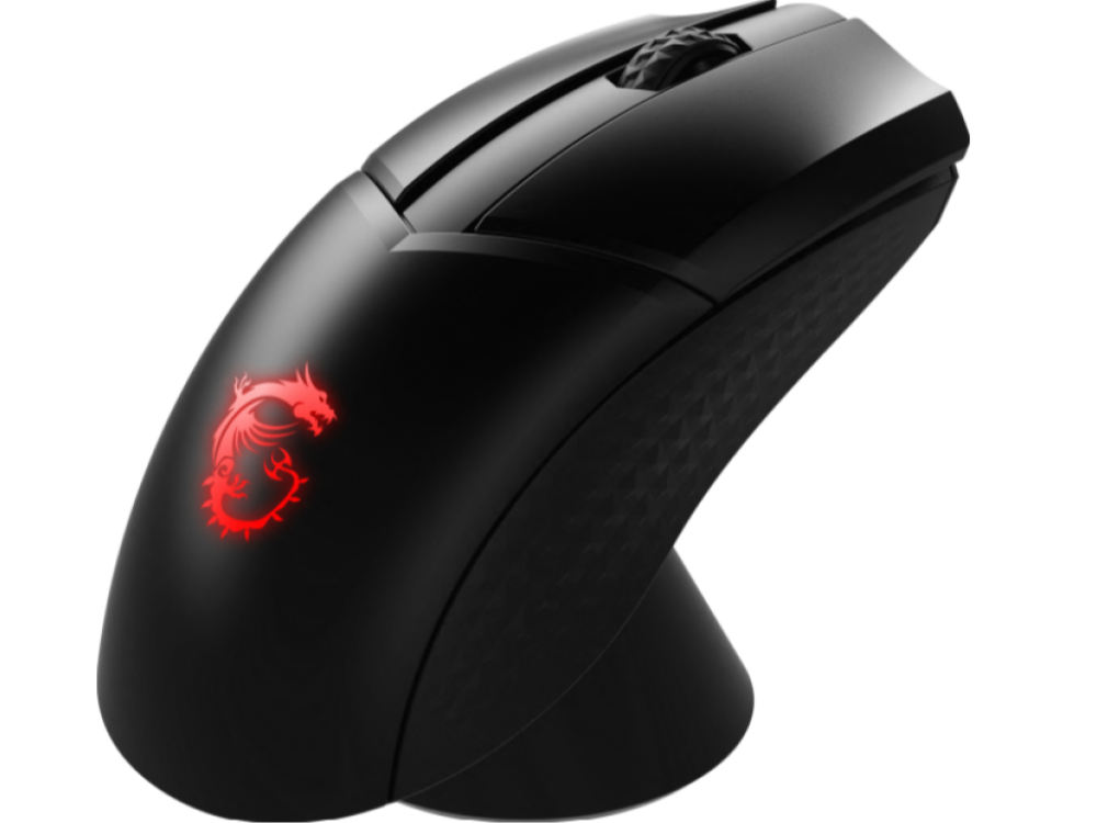 Ratón gaming - MSI Clutch GM41 Lightweight, Wireless, 20000 DPI, Luz RGB, USB, Negro