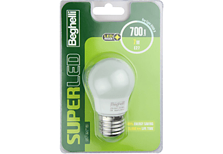 LAMPADINA LED BEGHELLI SUPERLED SFERA 7W E27 6.5