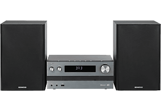 Microcadena - Kenwood M-918DAB-H, 100 W, Bluetooth, USB, AUX, Jack de 3.5 mm, Sintonizador FM, DAB+, CD, Negro