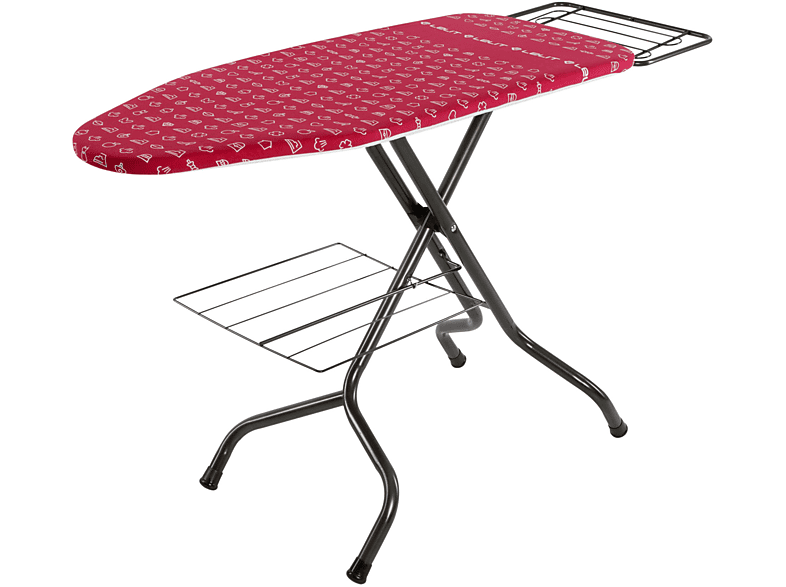 Asse da Stiro da Stiro ALLUMINA piano di stiratura IN ALLUMINIO 125x42 cm -  peso 6,4 kg 6 posizioni chiusa ingombra solo 11cm, min 71 max 95