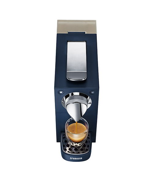CREMESSO Una Automatic Midnight Blue kapszulás kávéfőző, 19bar, kék