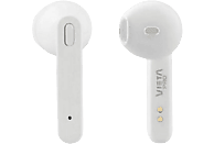 Auriculares inalámbricos - Vieta MK007, True Wireless, Micrófono, Autonomía 12 horas, Bluetooth 5.0, Blanco