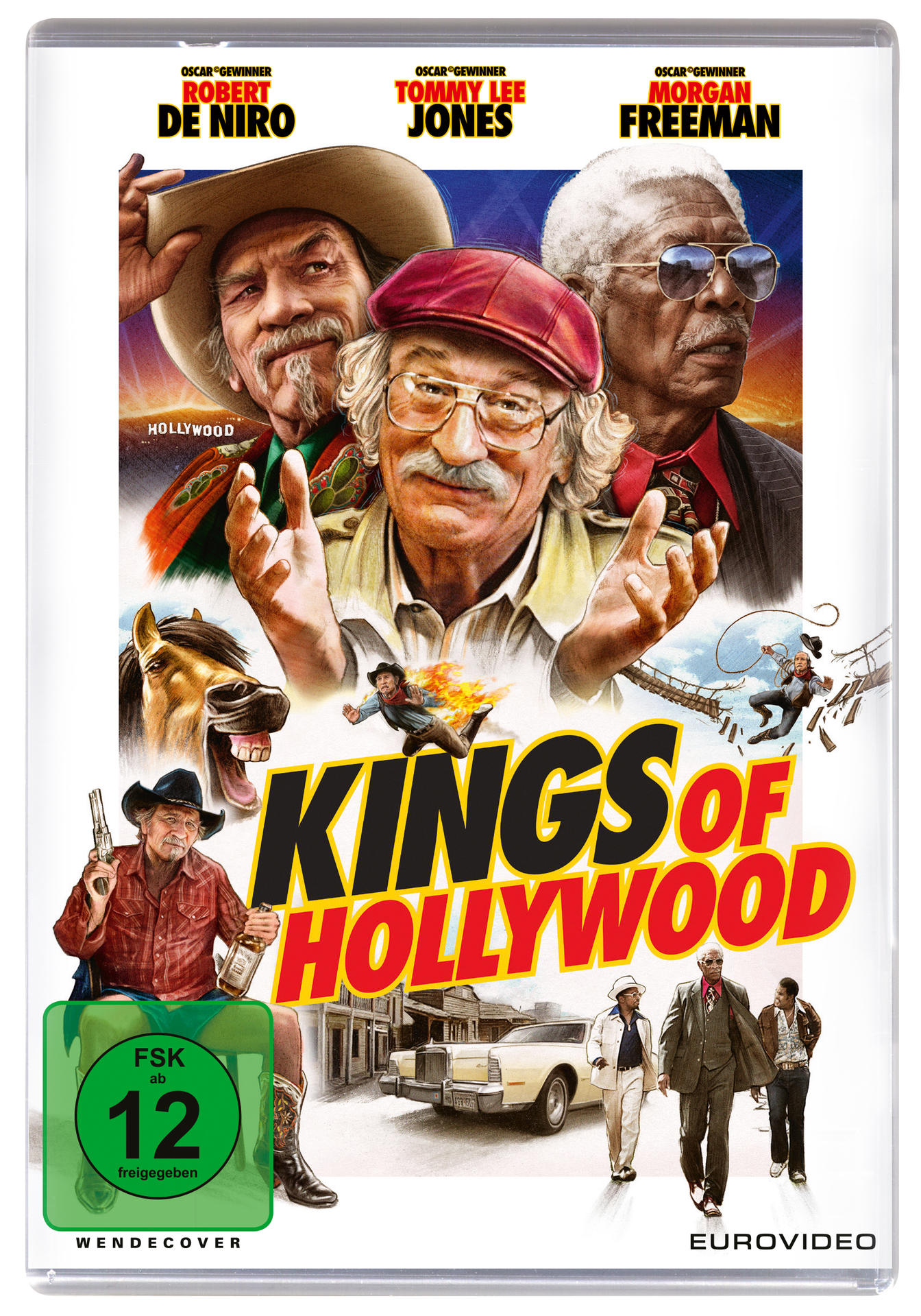 DVD-Cover von „Kings of Hollywood“ mit mehreren Schauspielern.