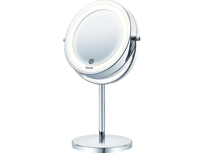 FENNIO Specchio da trucco con luci – 22 LX 18 W Smart Touch Screen 3 colori  dimmerabili LED luci, specchio da trucco ingranditore 5X, specchio da