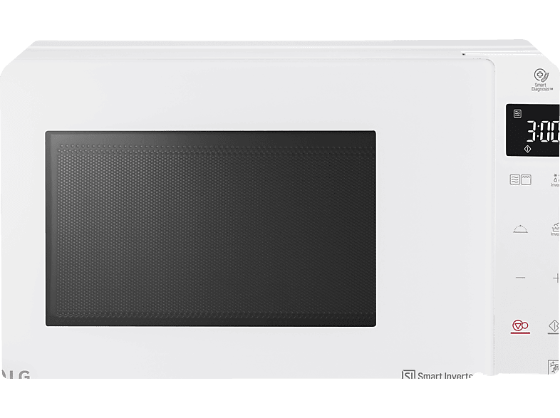 MICROONDE + GRILL LG MH6336GIH, capacità 23 l, potenza microonde max 1150 W, Funzione grill, Potenza grill 900 inverter, 5 livelli di potenza, White luxury