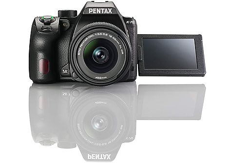 FOTOCAMERA REFLEX PENTAX K-70 BLACK KIT DAL18-55WR
