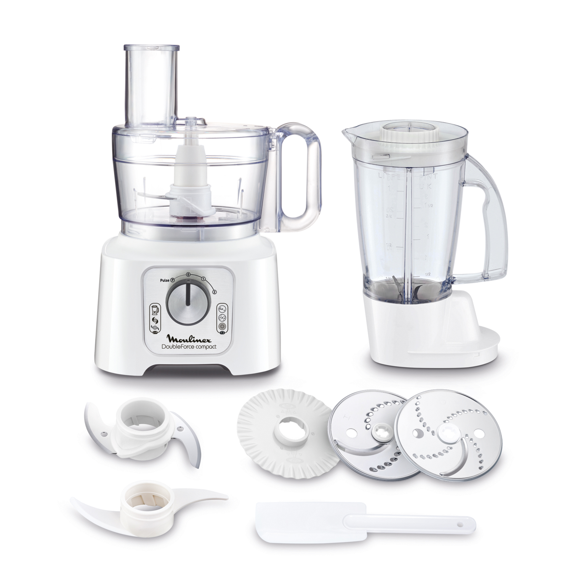 Moulinex Fp5441 Robot DA Cucina, 800 W, capacità ciotola 2,2 l