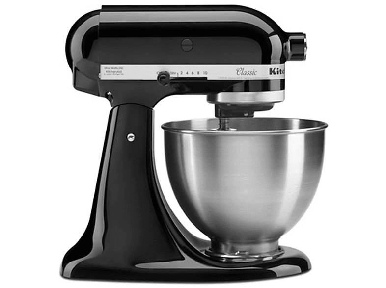 KitchenAid 5K45Sseob Impastatrice Planetaria, 275 W, capacità ciotola 4,3 l, Nero