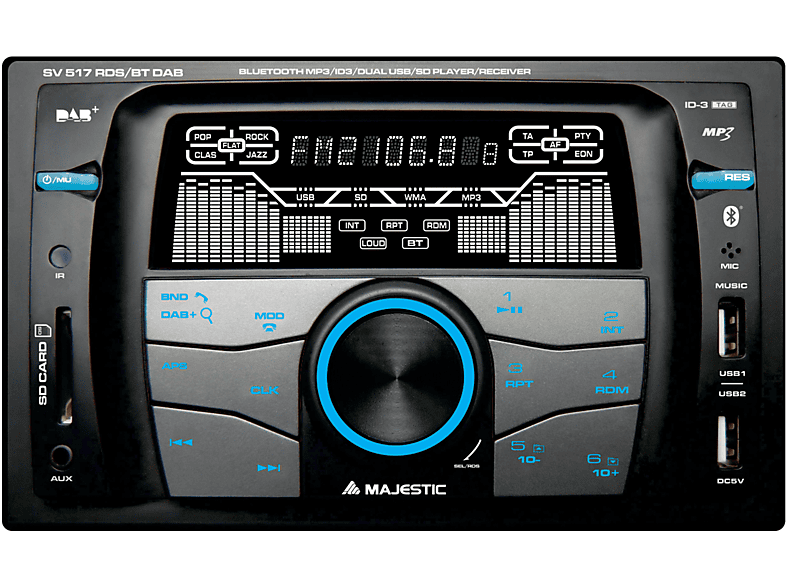 Multimedia CAR Majestic SV 517Rds BT DAB