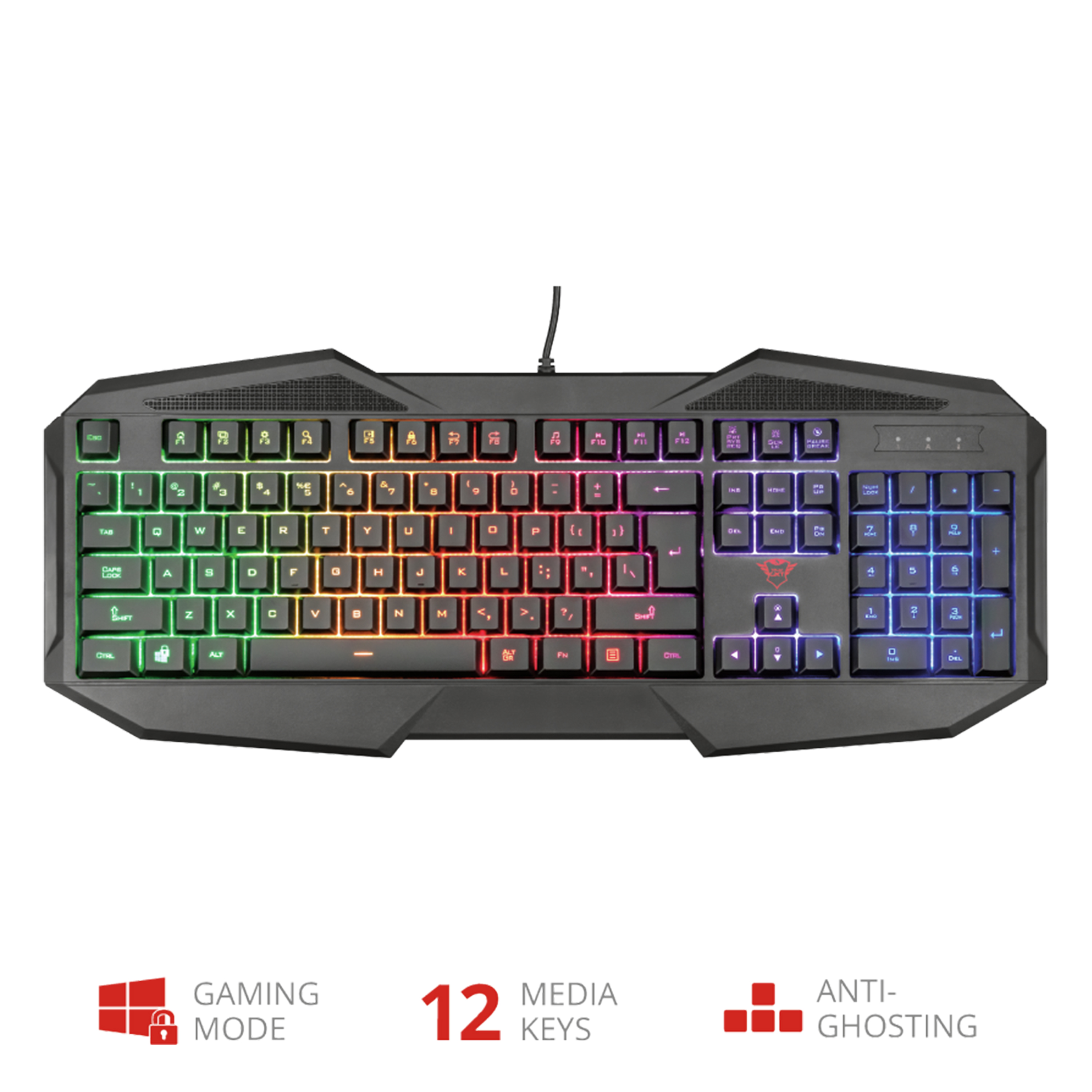 Tastiera Gaming Trust Avonn Gxt830Rw GAM KB
