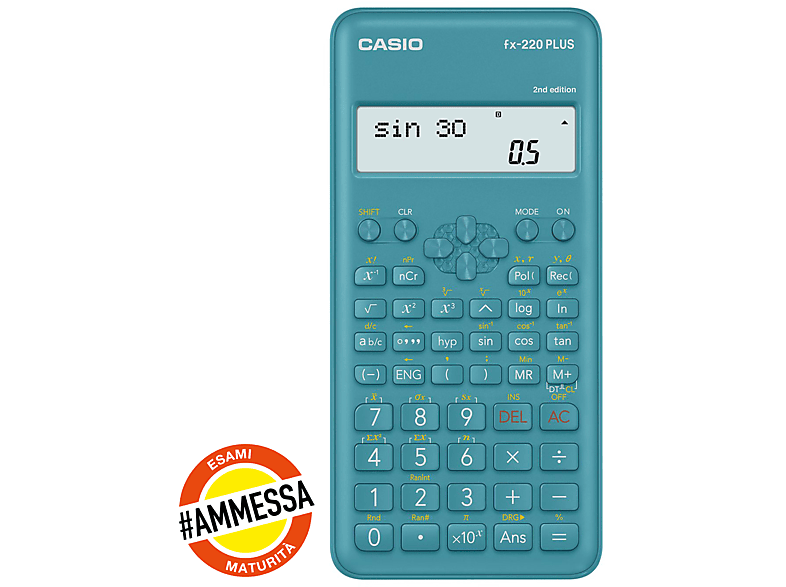 Calcolatrice grafico-simbolica 3D con display a colori CASIO FX