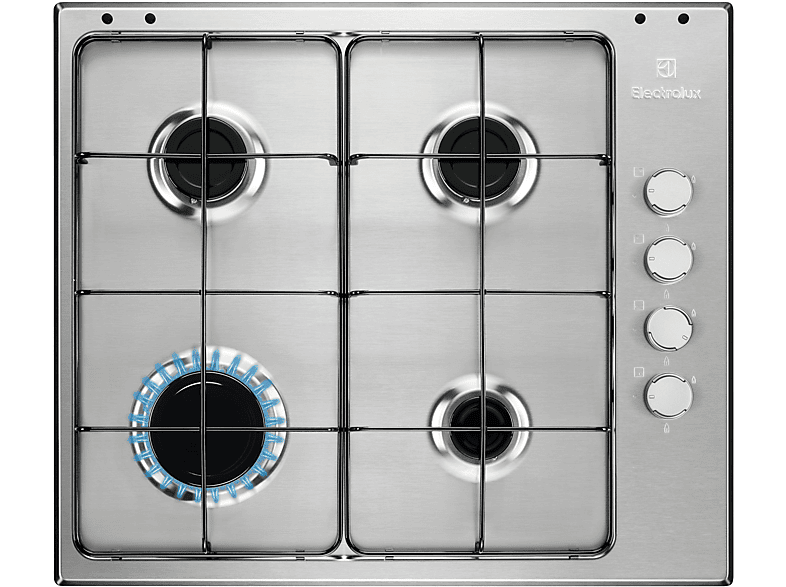 Piano Cottura Electrolux Egs6404Sx, 4 zone cottura, 59,4 cm x 45,1