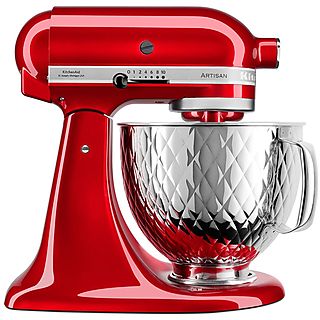 KITCHENAID 5KSM156QPECA IMPASTATRICE PLANETARIA, 300 W, capacità ciotola 4,8 l, CANDY APPLE