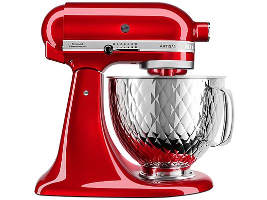 KITCHENAID 5KSM156QPECA IMPASTATRICE PLANETARIA, 300 W, capacità ciotola 4,8 l, CANDY APPLE