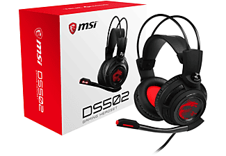 MSI DS502 CUFFIE GAMING, Nero