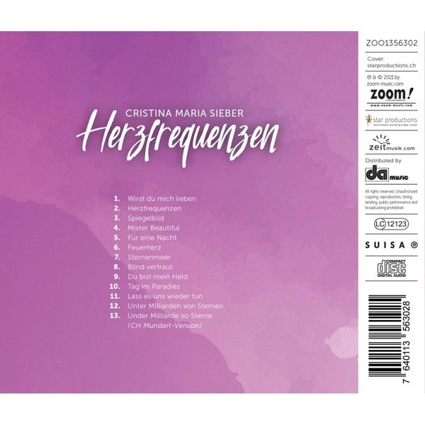 Cristina Maria Sieber - Herzfrequenzen  - (CD)
