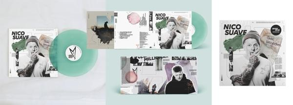 Album mit zwei Vinyls und Cover-Art, Vorder- und Innenseiten.