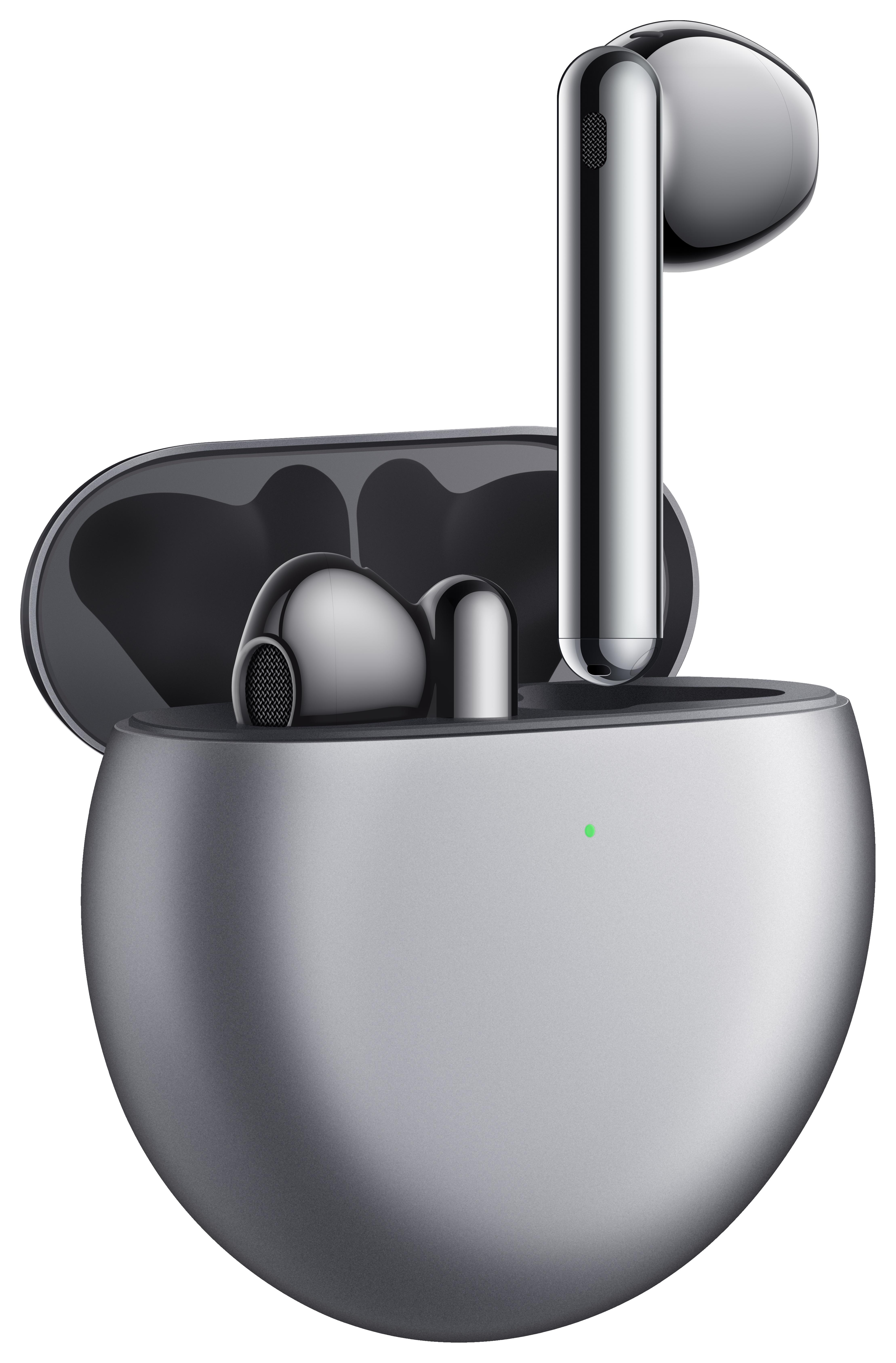 HUAWEI 55034512 FREEBUDS 4 True Wireless, In-ear Kopfhörer Bluetooth Silver Frost