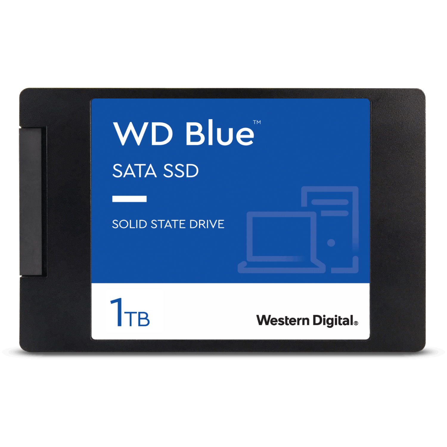 Disco Duro Ssd 1 tb western digital wd blue sata con carcasa interno 3d nand lectura 560 2.5 1000