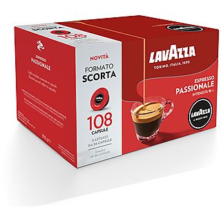 LAVAZZA Capsule originali Lavazza per Macchine Espresso Lavazza A Modo Mio PASSIONALE 108 CAPS, 0,81 kg