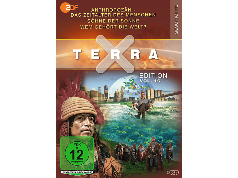 Terra X - Edition Vol. 16: Anthropozän - Das Zeitalter des Menschen / Söhne der Sonne / Wem gehört die Welt? DVD