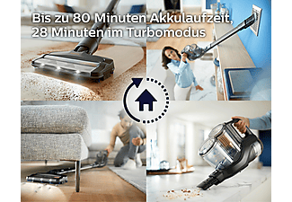 PHILIPS XC8347/01 SPEEDPRO MAX AQUA PLUS Stielsauger, Akkubetrieb, 25,2 Watt