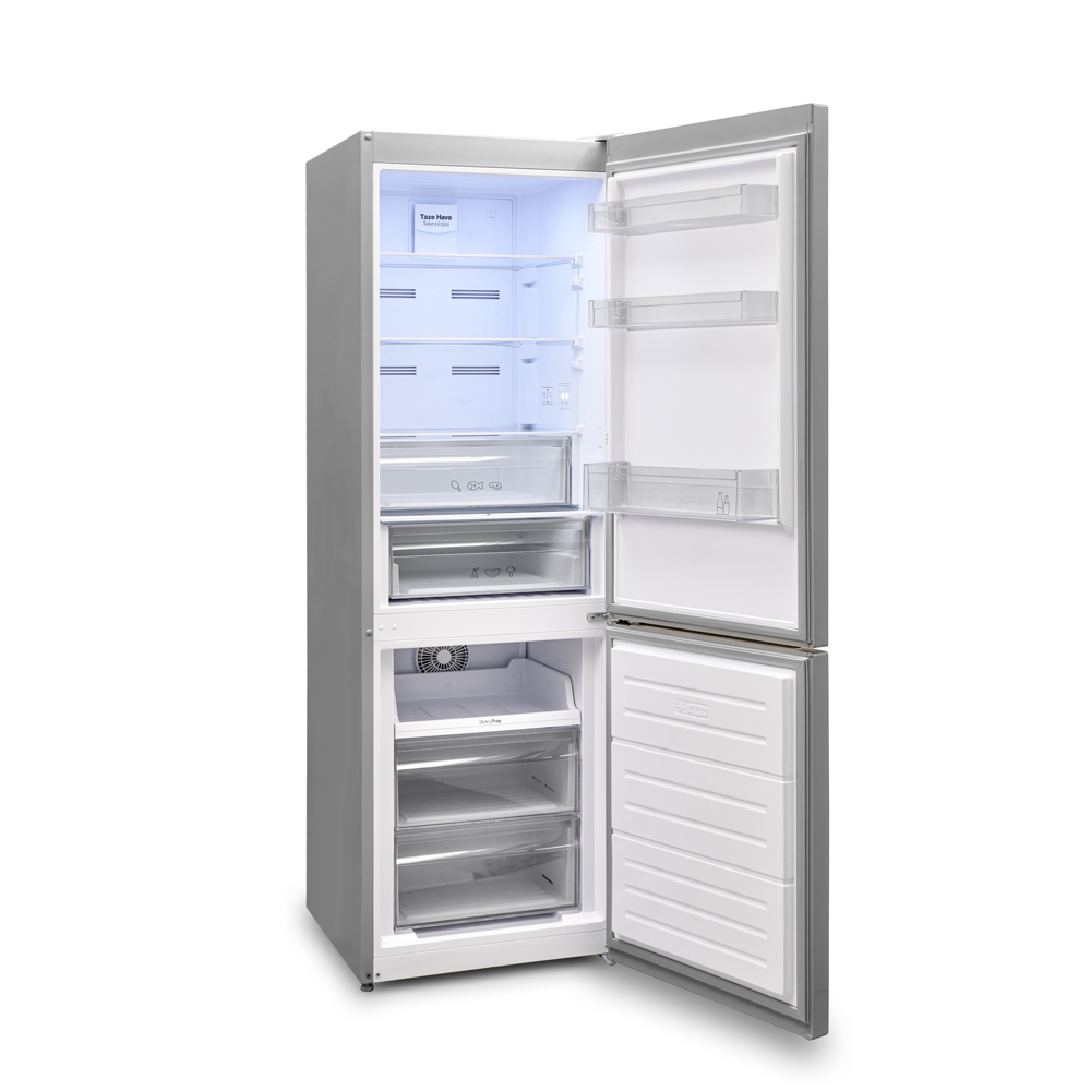 VESTEL NFK37001 G 370L No-Frost Buzdolabı Gri