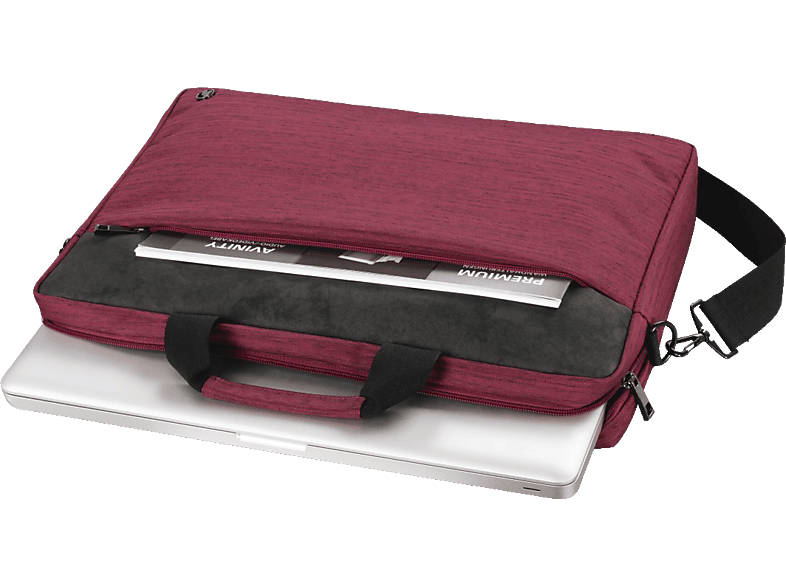 Thumbnail - HAMA Tayrona 15.6 Zoll Notebooktasche Aktentasche für Universal Polyester, Polyurethan (PU), Rot
