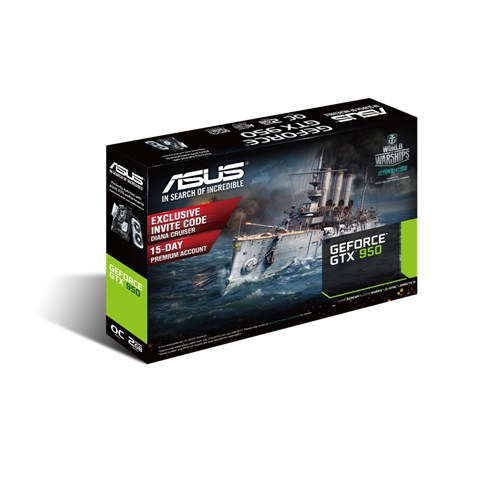 ASUS GTX950-OC-2GD5  (NVIDIA, Grafikkarte)