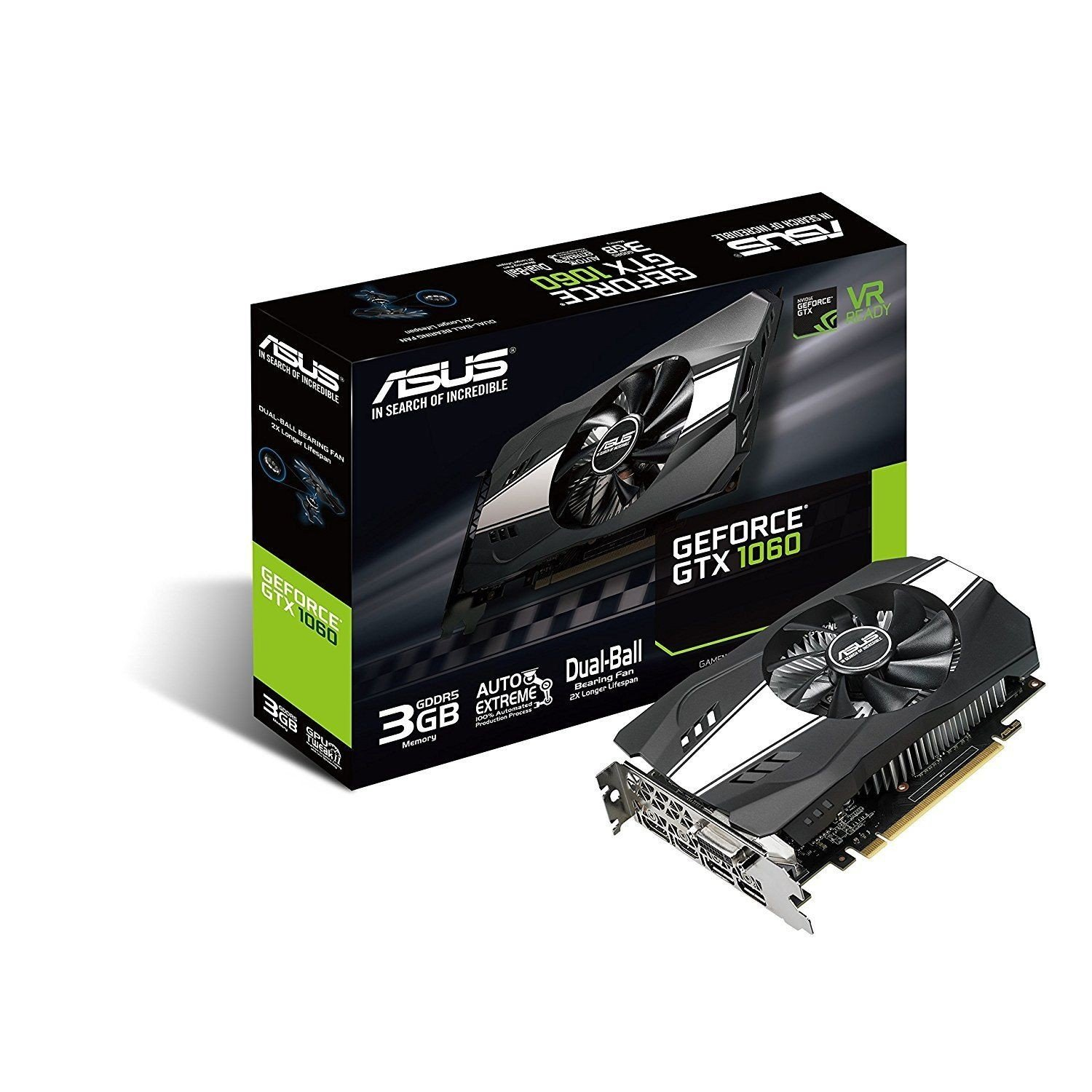 ASUS Phoenix GeForce® GTX 1060 (90YV0A68-M0NA00) (NVIDIA, Grafikkarte)