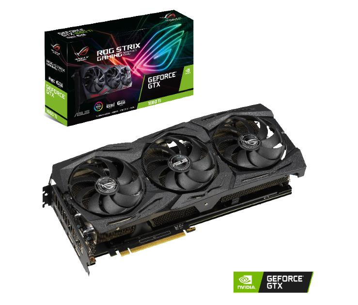 ASUS GeForce® GTX 1660 Ti ROG Strix Gaming Advanced 6GB (90YV0CQ1-M0NA00) (NVIDIA, Grafikkarte)