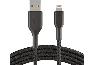 BELKIN Playa Örgülü Lightning Kablo 1M Siyah