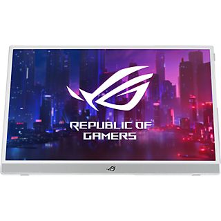 ASUS ROG Strix XG16AHPE-W - Gaming monitor portatile, 15.6 ", Full-HD, 144 Hz, Bianco