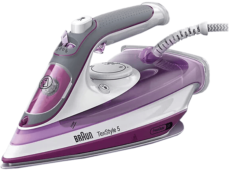 BRAUN TexStyle 5 SI 5034 Ferro a vapore (2400 W, Super Ceramica (Rivestimento Eloxal Plus))