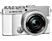 OLYMPUS PEN E-P7 Body + M.Zuiko Digital ED 14-42mm F3.5-5.6 EZ Pancake - Systemkamera Weiss
