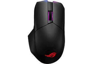 ASUS ROG Chakram - Gaming Mouse, Senza fili, Ottica con LED, 16000 dpi, Nero