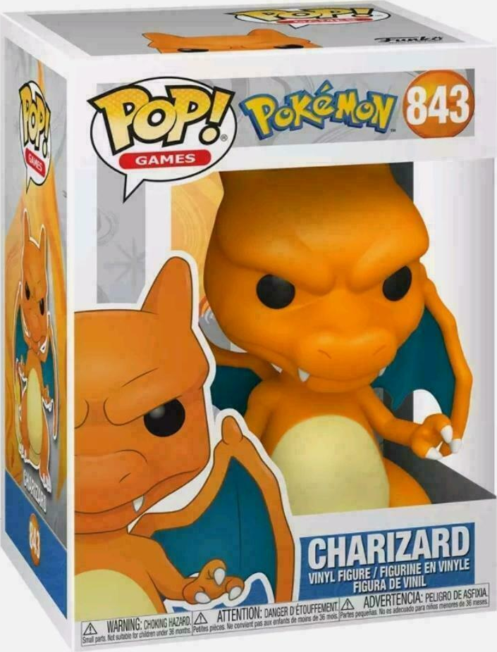 FUNKO POP! Games : Pokémon - Dracaufeu - Figure collective (Multicolore)