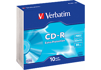 VERBATIM CD-R írható lemez, 700 MB, 10 db, tokos (43415)
