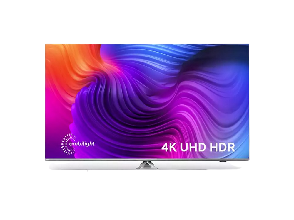 TV LED 75" - Philips 75PUS8506/12, UHD 4K, P5, Ambilight, Dolby Vision, Atmos, Android TV, Control voz, Plata