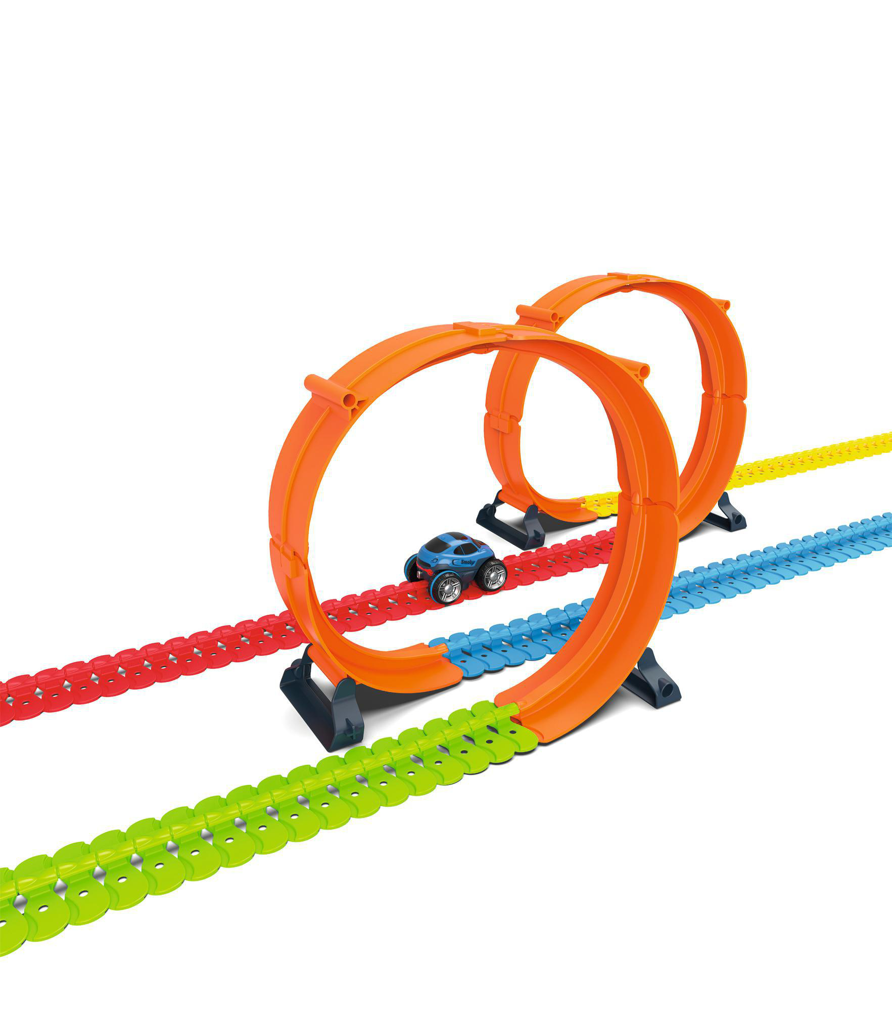 SMOBY Flextreme Superlooping Set Konstruktionsspielzeug, Mehrfarbig