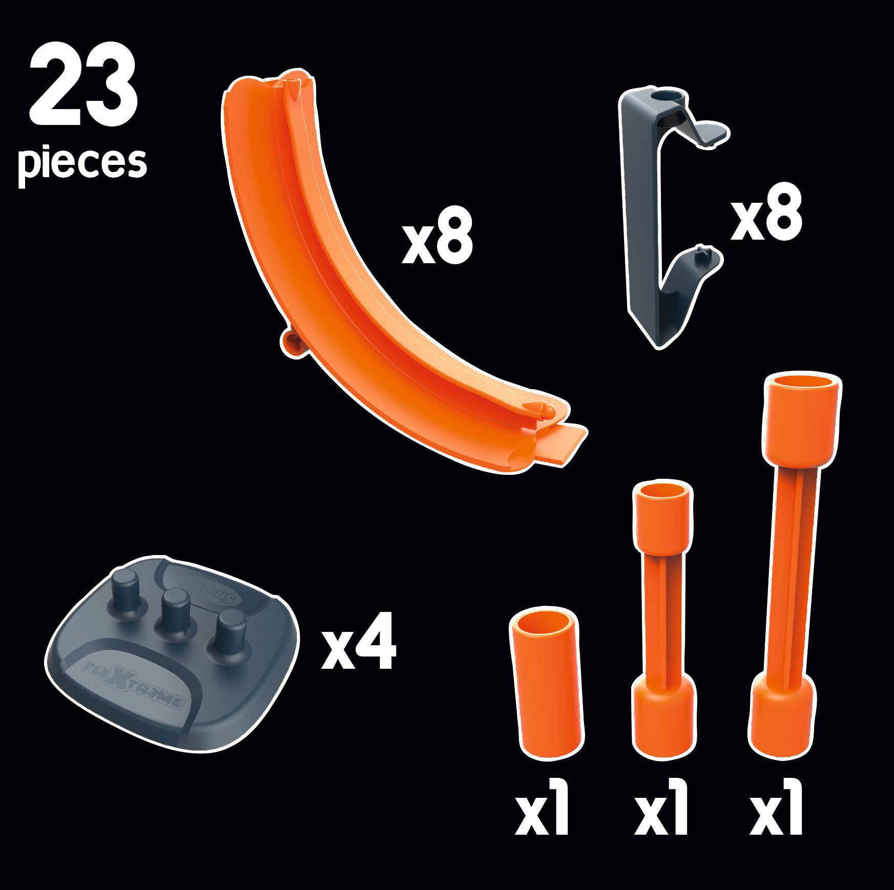 SMOBY Flextreme Superlooping Set Konstruktionsspielzeug, Mehrfarbig