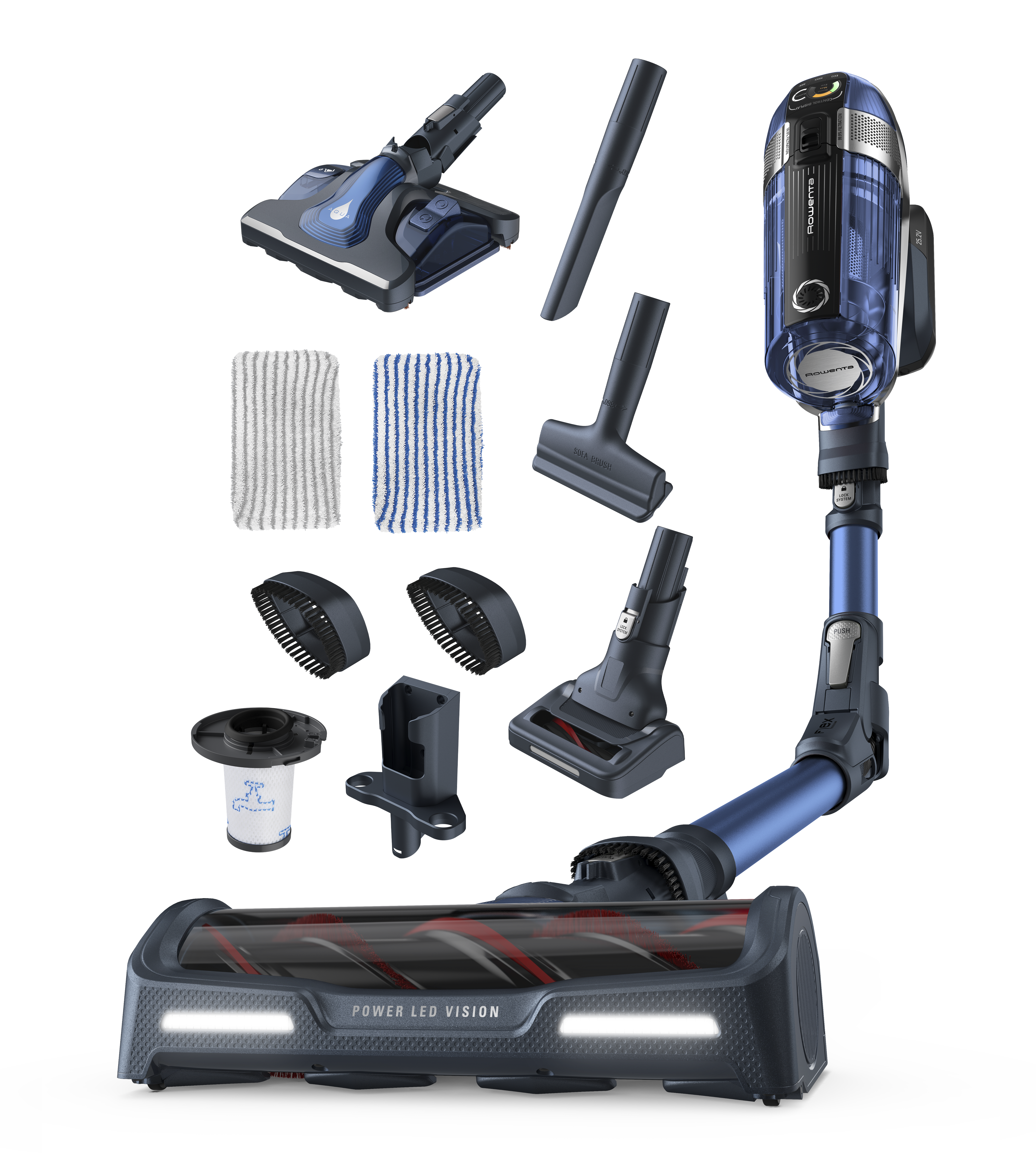 ROWENTA RH9890WO X-Force 11.60 Aqua Porszívó