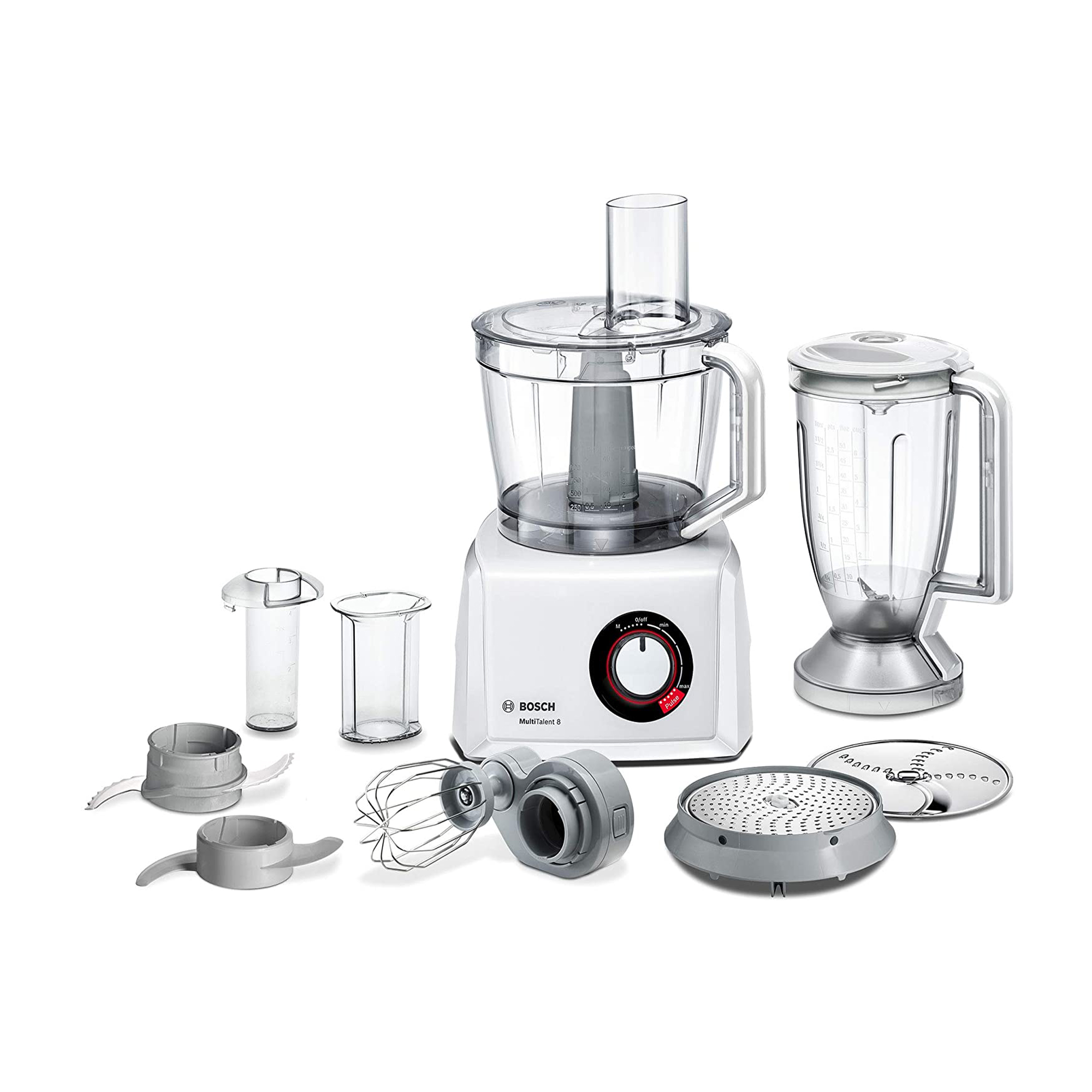 Bosch Mc812W501 Robot DA Cucina, 1000 W, capacità ciotola 3,9 l, Bianco