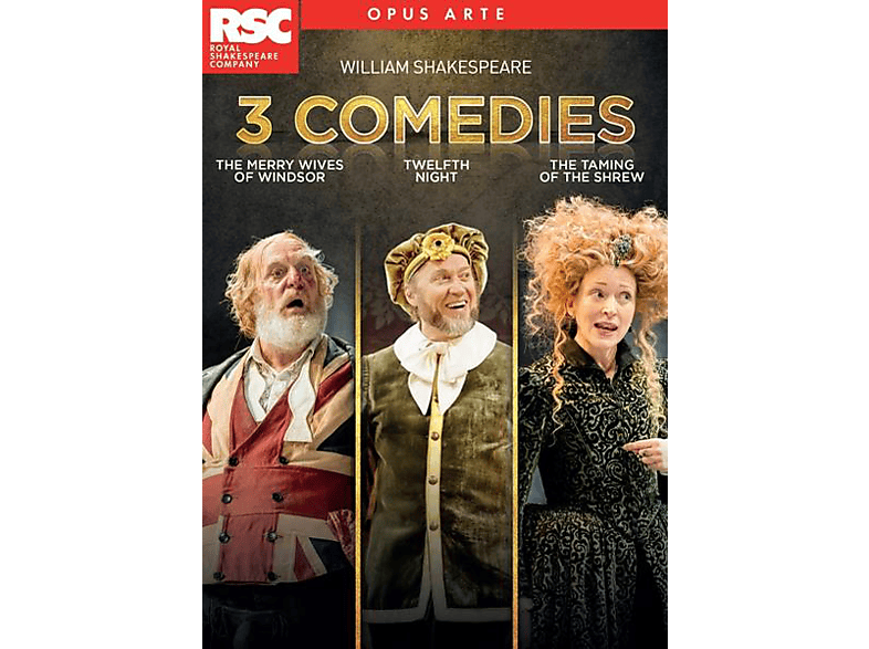 Royal Shakespeare Company - 3 COMEDIES  - (DVD) | Musik-DVD & Blu-ray