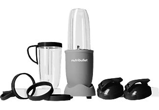 NUTRIBULLET Extraktor 900W 12 parti - Mixer verticale (Grigio/Nero/Trasparente)